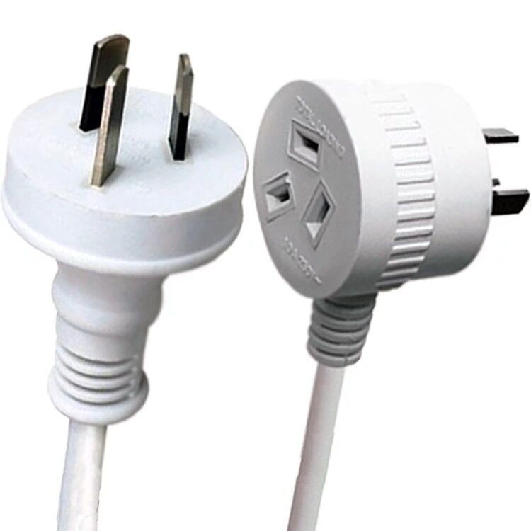 厂家供应三芯澳规插头电源线 澳标转换背插电源线 澳洲插头电源线