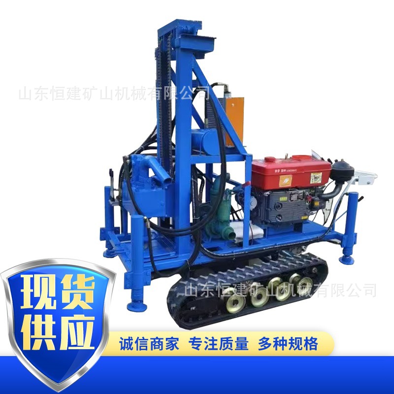 Perforación hidráulica diesel tipo rastreo, perforación de gran calibre para pozos de aguas profundas, perforación de rastreo diesel tipo doble