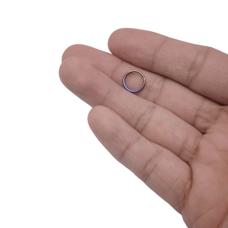 チタン合金キーホルダーキーリング純チタンキーホルダーメーカー卸売り10-35mm多目的錆びないリング|undefined