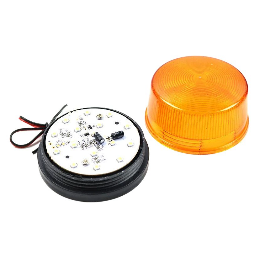 Небольшой стробоскоп Светодиодный предупреждающий свет строба Сигнализация мигающий свет Сигнальная лампа 12V24V220v Строб маленький свет