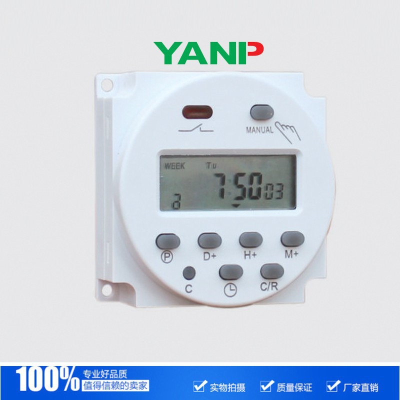 CN101A pequeño temporizador interruptor de control de Tiempo circuito abierto del microordenador Inglés apagado automático temporizador de publicidad