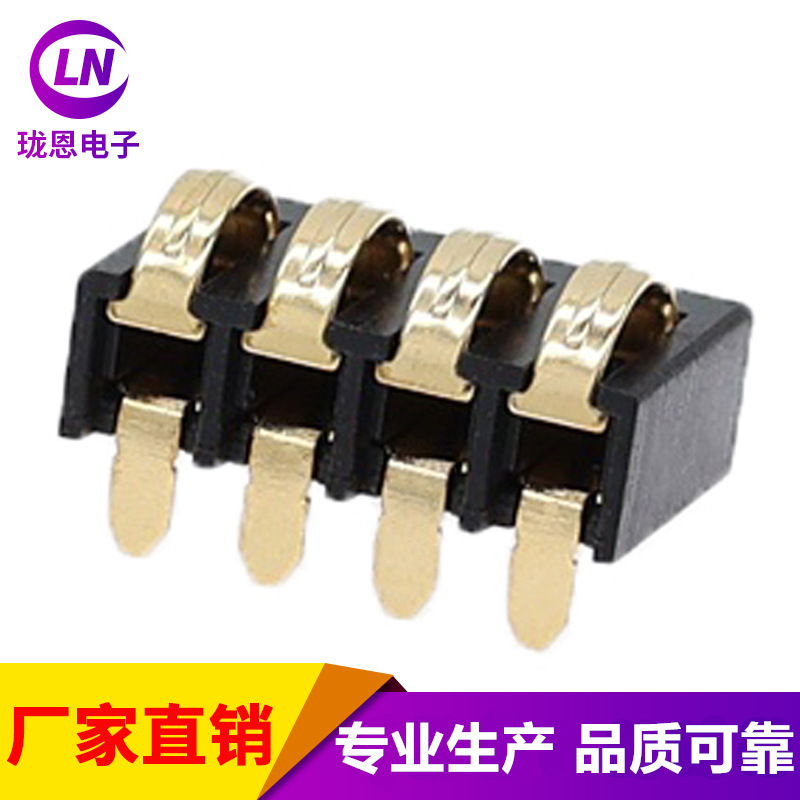 3.0 Pitch Arc-Shaped Spring-Loaded Battery Connector for Charging Docks of Cameras/Equipment, Etc./Manufacturer Supply