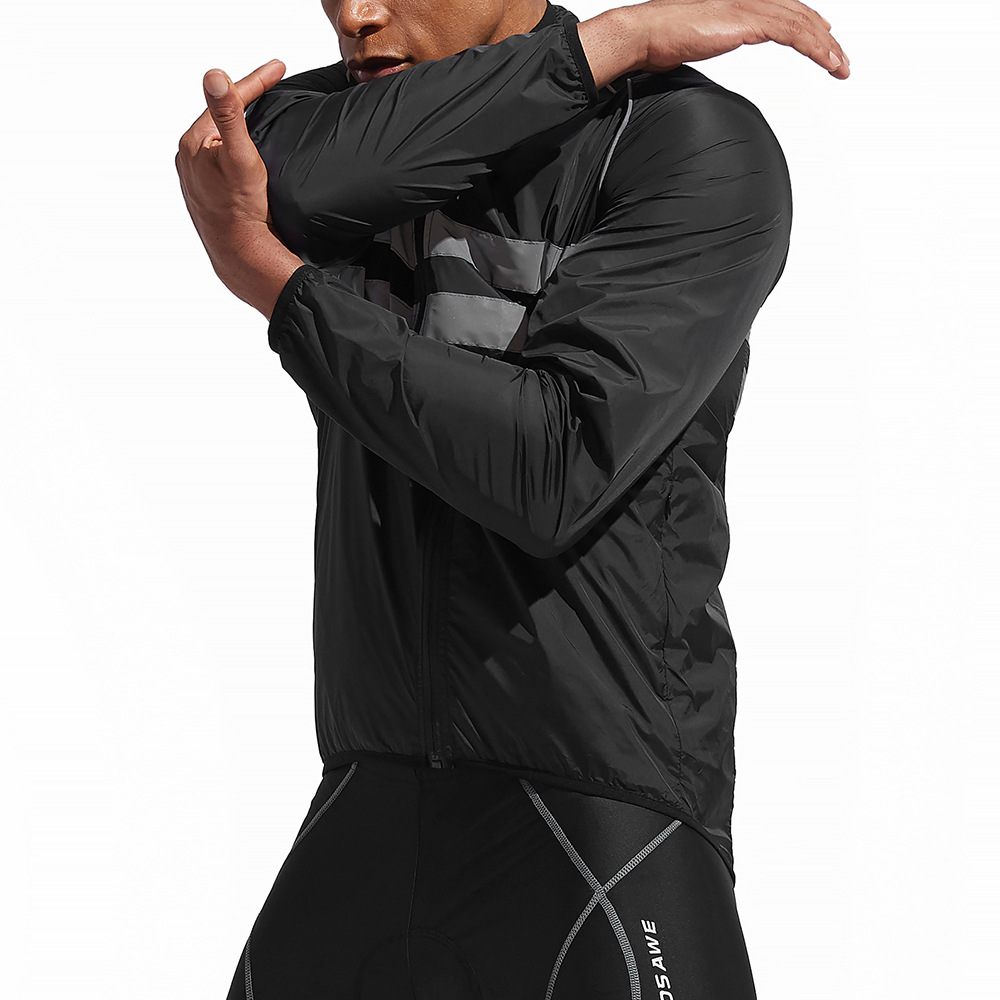 Wosawe off-road motocicleta chaqueta de montar bicicleta de manga larga reflectante transpirable piel cazadora impermeable