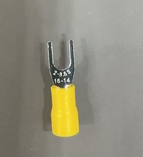 CJH工厂直营SV1.25-4S欧式带护套1000个冷压叉形预绝缘接线端子头