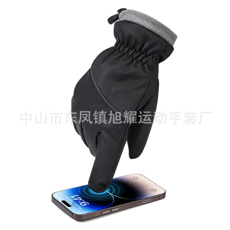 Fábrica de guantes de ciclismo al aire libre transfronterizos guantes de ciclismo deportivos a prueba de viento acolchados y cálidos