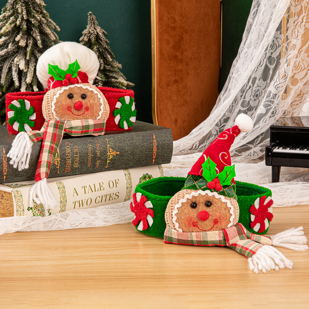 Cross-border Christmas curtain buckle decoration gingerbread man creative curtain hug home decoration wholesale Christmas curtain buckle