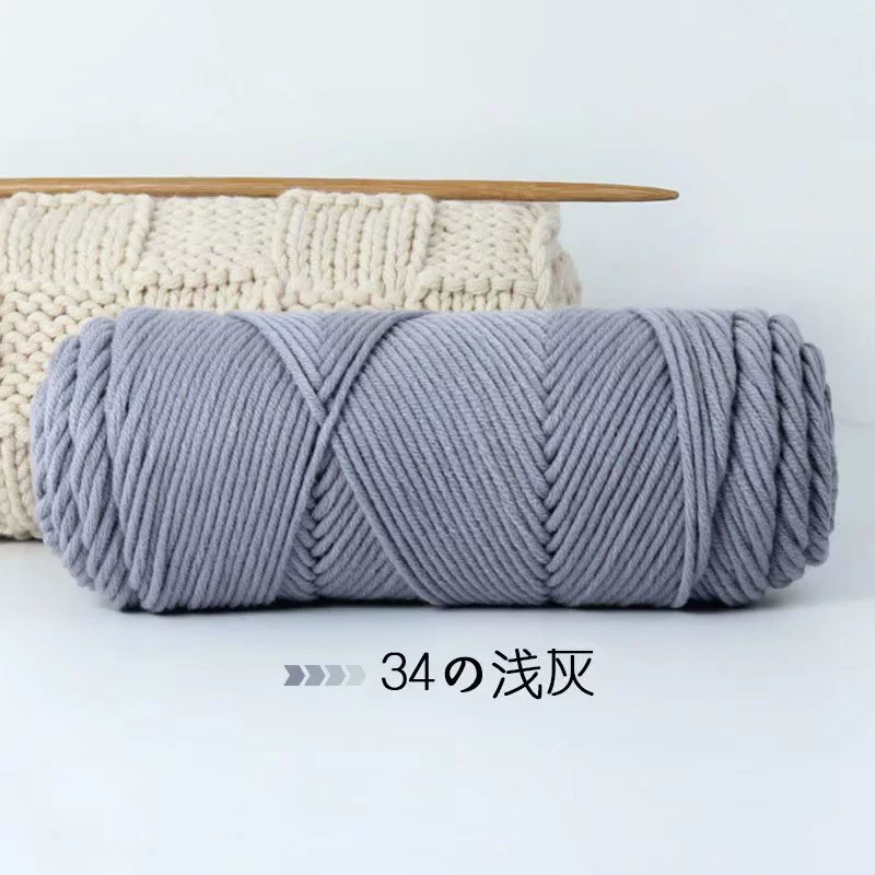 8-ниточная пряжа Lover milk-cotton, толстый толщина пряжи 90–95 г/шарик, для шарфов и свитеров