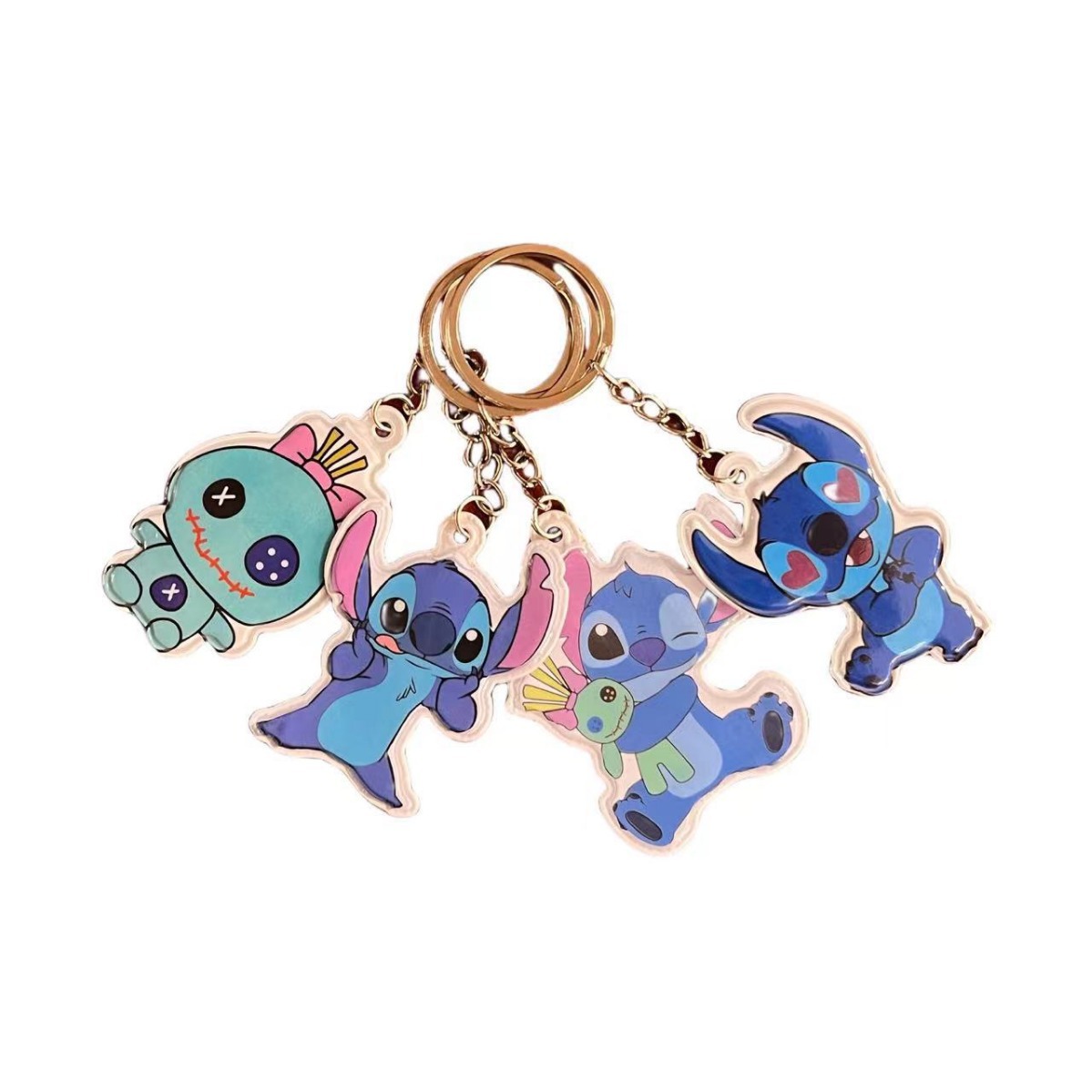 Stitch Colgante de dibujos animados llavero creativo a juego bolso lindo colgante