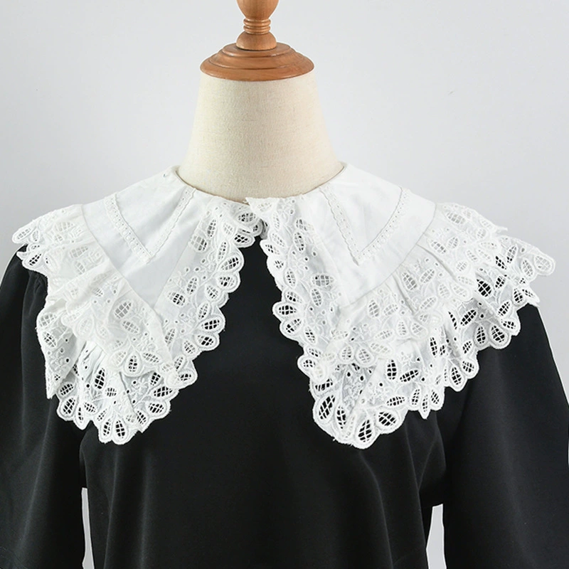 Demi-season Japanese double-layer doll, shirt, false collar