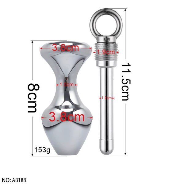 Flushing Large Head Anal Plug AB188