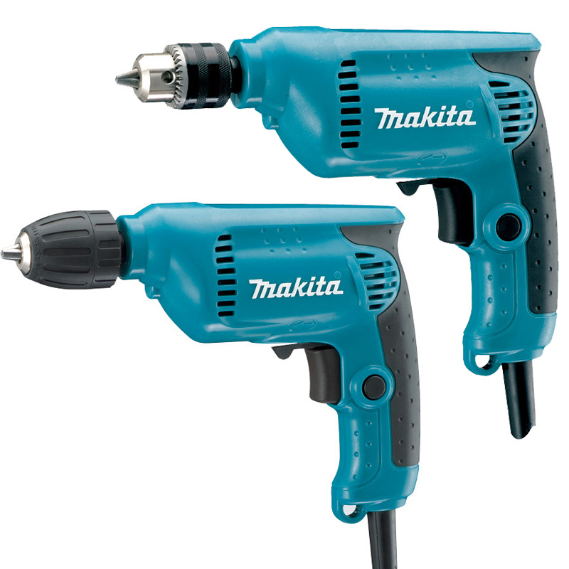 日本makita牧田6412电钻手枪钻6413家用手电钻调速自锁夹头