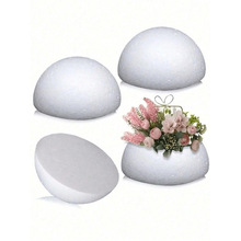 H 47814 White foam hemisphere decor ��ɫ��ĭ����廨��
