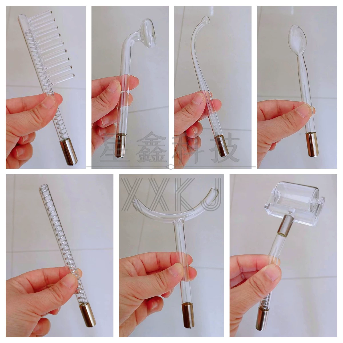 Салон красоты Озон прыщи Высокочастотная электротерапевтическая палочка семь в одном лицо красный свет высокочастотная портативная электротерапевтическая палочка