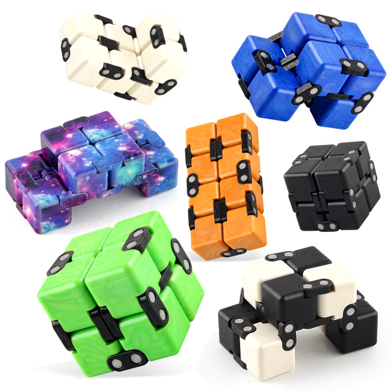 Cross border Infinite fold Rubik's Cube Strange new Decompression Vent Flip pocket Rubik's Cube finger Rubik's Cube toy