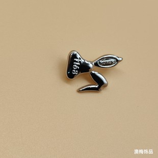 Metal Pet Rabbit Tag Hardware Log Zinc Alloy Luggage Sign Plated Gold Hair Accessories Headwear Accessories Shoe Buckle