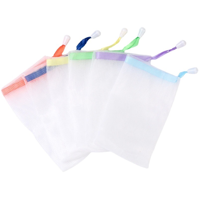 T factory handmade soap soap bubble net hanging double-layer facial cleanser bubble net bag wholesale LOGO