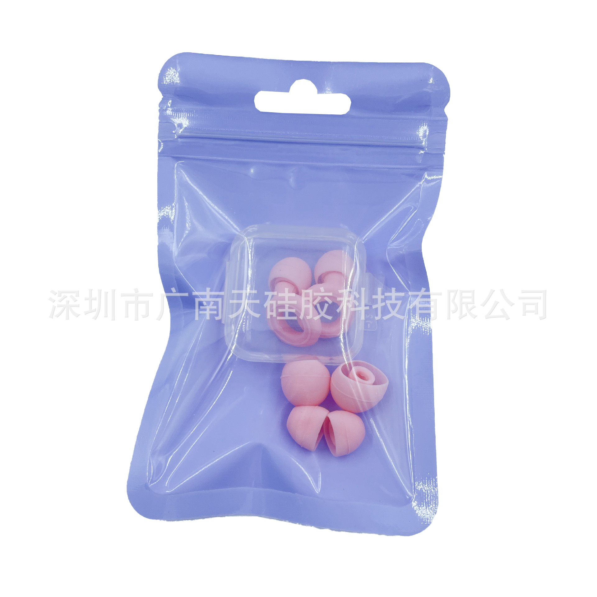 새로 업그레이드된 소음 감소 귀마개 핑크색 [귀마개 1쌍 + 이어캡 보관함 4개]