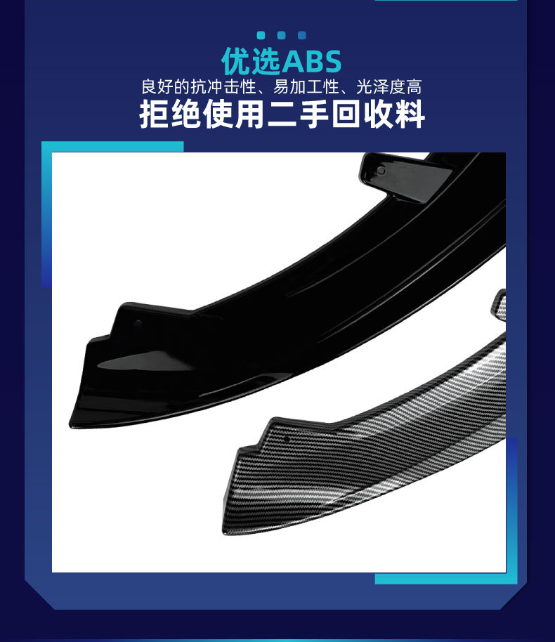 Suitable for Mini Cooper S JCW F55 F56 F57 early 2014-2021 front lip corner modification parts