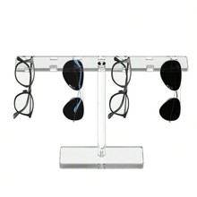 14个插槽亚克力太阳镜收纳架桌面式眼镜展示架免打孔墨镜陈列架