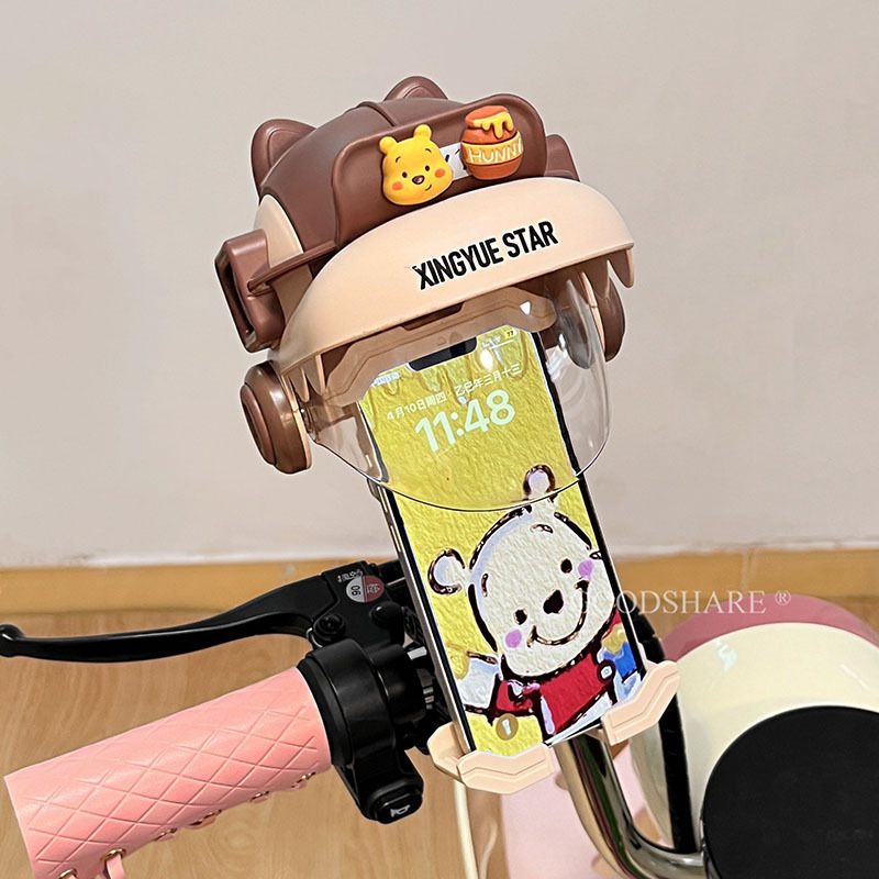 電気自動車携帯電話ホルダーかわいい漫画クロミバッテリー車オートバイユニバーサル耐衝撃サイクリングナビゲーションホルダー|undefined