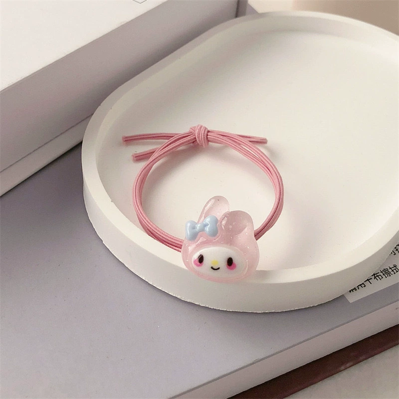 Резинка для волос (Sanrio) прозрачная картинка-оберег, милая эластичная резинка в корейском стиле, смешанные цвета