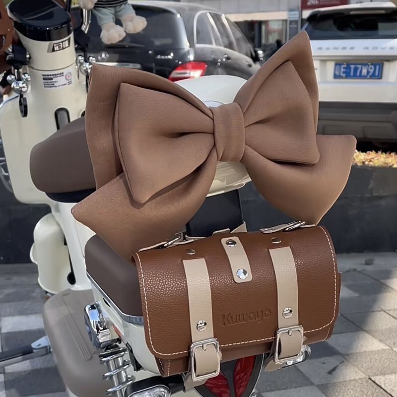 オートバイバッテリー車後部座席車の装飾サニールナ車電気自動車装飾品後部座席テールステッカーリボン|undefined