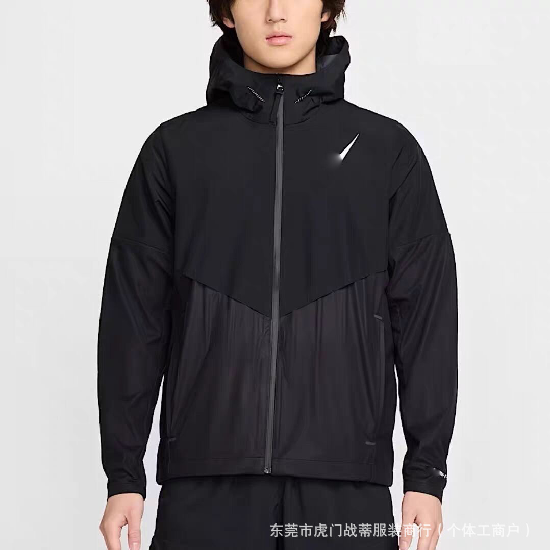 Cross-Border High-End Unisex Running Long-Sleeve Sports Comfortable Casual Hooded Windproof Sun Protection Quick-Dry Jacket
