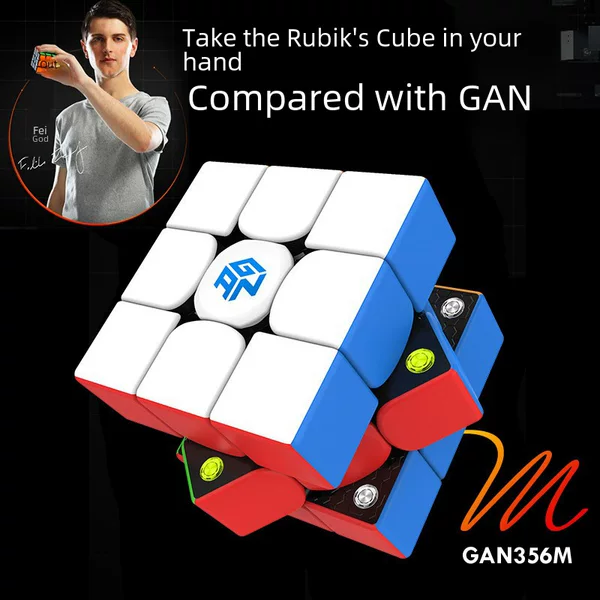 Gan356 Magnetic Version 2X2, 3X3, 4X4, 5X5 Mirror Cube Speed Competition Special Edition Children's Educational Toy Gan