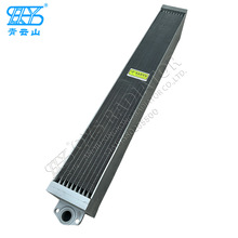 内燃机车火车头发动机圆管式管片式散热器定制批发-青云山散热器