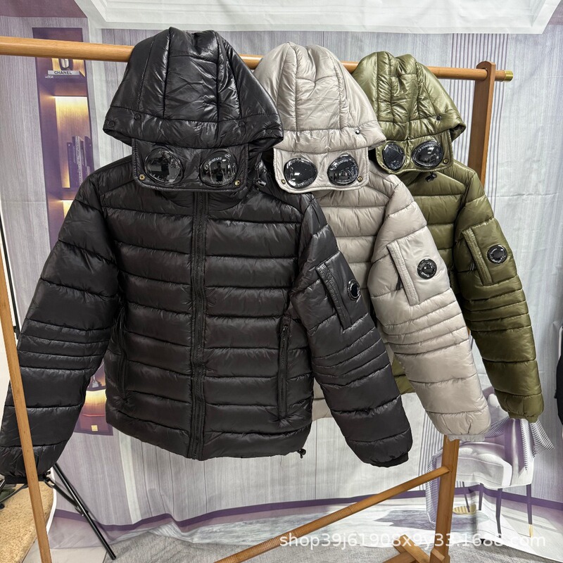 Cp Cross-Border Company Lightweight Quilted Warm Jacket for Men and Women, Hooded Basic European and American Functional Workwear Cotton Coat Cp Cross-Border Company Lightweight Quilted Warm Jacket for Men and Women, Hooded Basic European and American Functional Workwear Cotton Coat