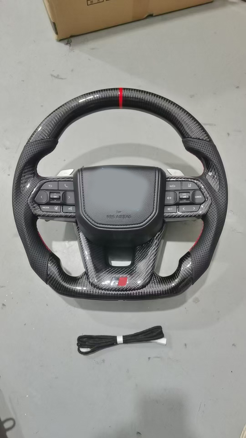 Cooluze Lc300 Lc200 Lc150 Fortuner Hilux Revo Forged Carbon Fiber Steering Wheel