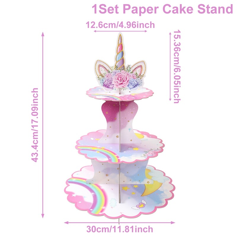 クロスボーダーケーキスタンド誕生日パーティーの装飾ケーキテーブル使い捨て紙デザートテーブルケーキホルダー外国貿易ホット販売|undefined