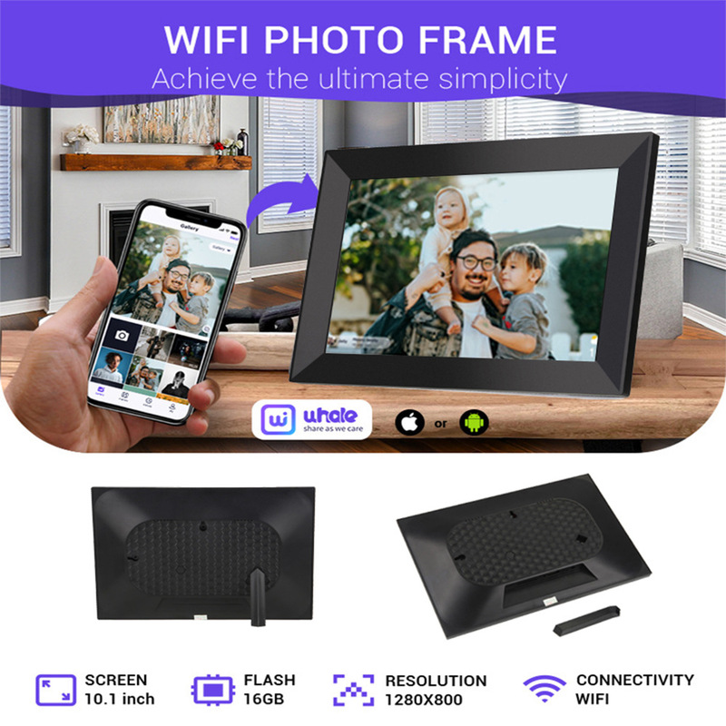 Cross-border Amazon 10.1-inch Uhale Smart Cloud Photo Frame Digital Photo Frame WiFi Mobile Phone Photo Touch Screen