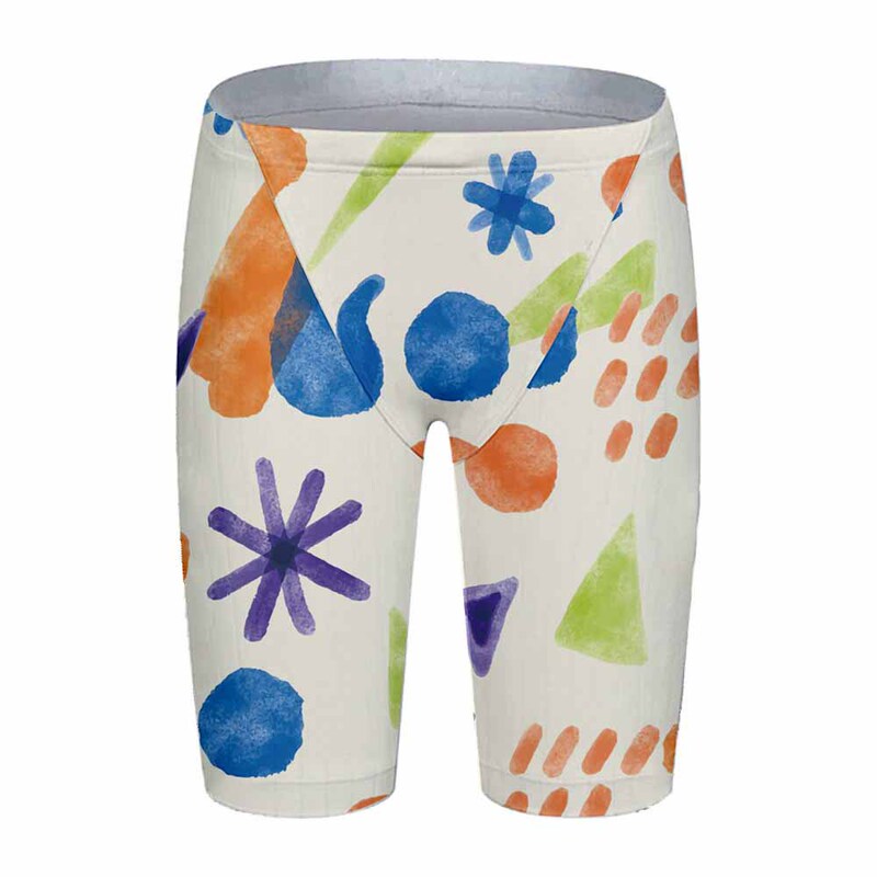 Cross-Border Men's Swimming Trunks, Professional Quick-Drying Breathable Large Size Swimming Trunks