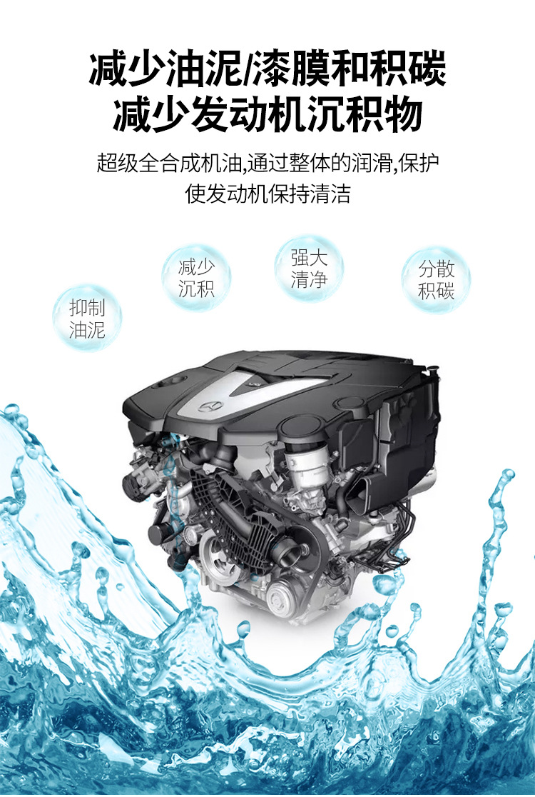 Suitable for Genuine Fully Synthetic Engine Oil Gasoline Engine Oil Car Engine Lubricant Sl Grade 5W-40 Sedan