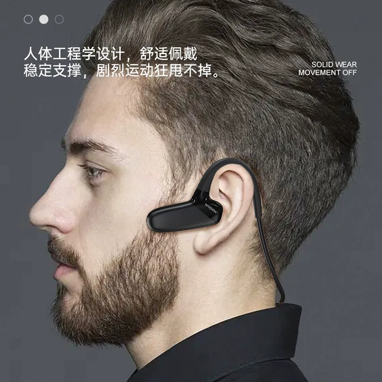 Wopin Bluetooth 5.3 Headphones with Long Battery Life, Ear-Mounted Wireless Music Gaming Sports Headphones, Compact and Portable B23