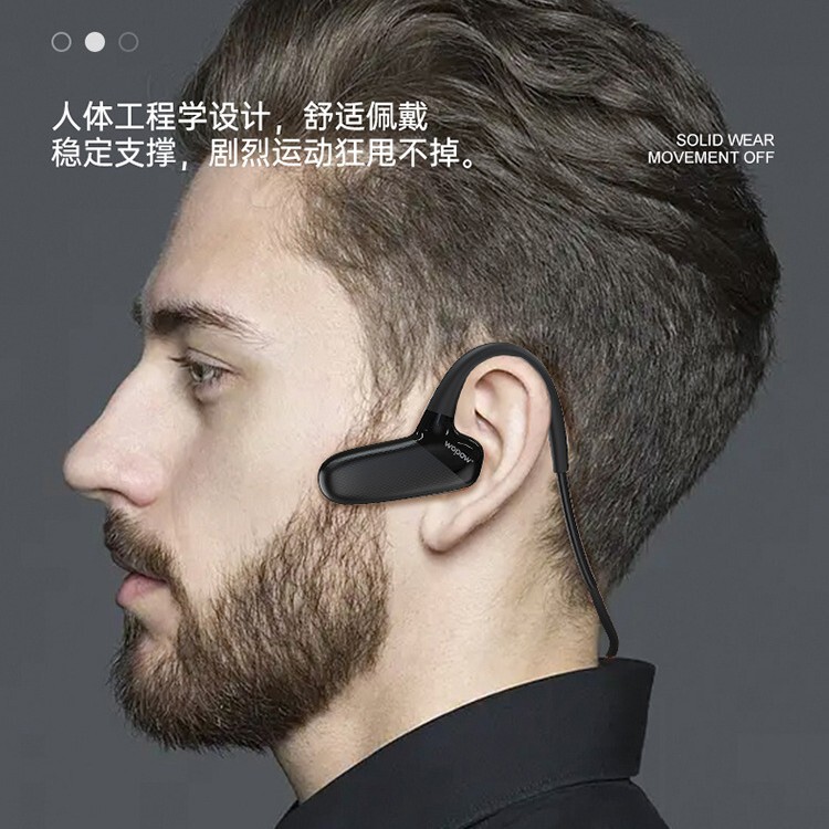 Wopin Bluetooth 5.3 Headphones with Long Battery Life, Ear-Mounted Wireless Music Gaming Sports Headphones, Compact and Portable B23