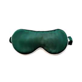 16姆米纯色真丝眼罩睡眠专用双面加厚桑蚕丝透气护眼荷叶边真丝眼