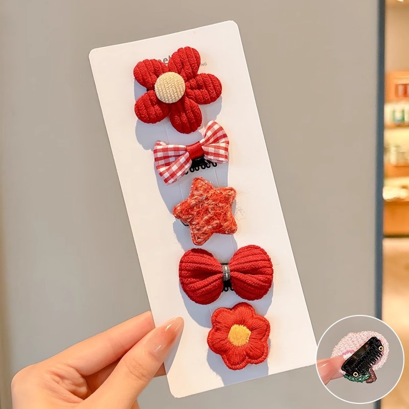 Clip para el cabello de bebé niñita no daña la tarjeta de cabello para niños adorable clip de cabello de mar de supercabel