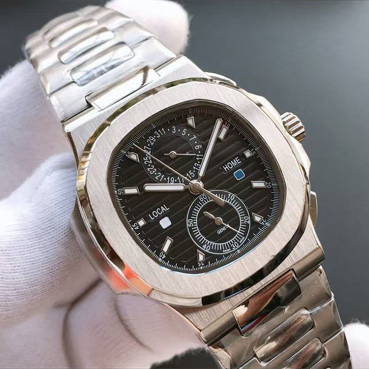 Fully Automatic Mechanical Men's Watch Luxury Design Nautilus Watch Men's Steel Band Watch Cross-Border