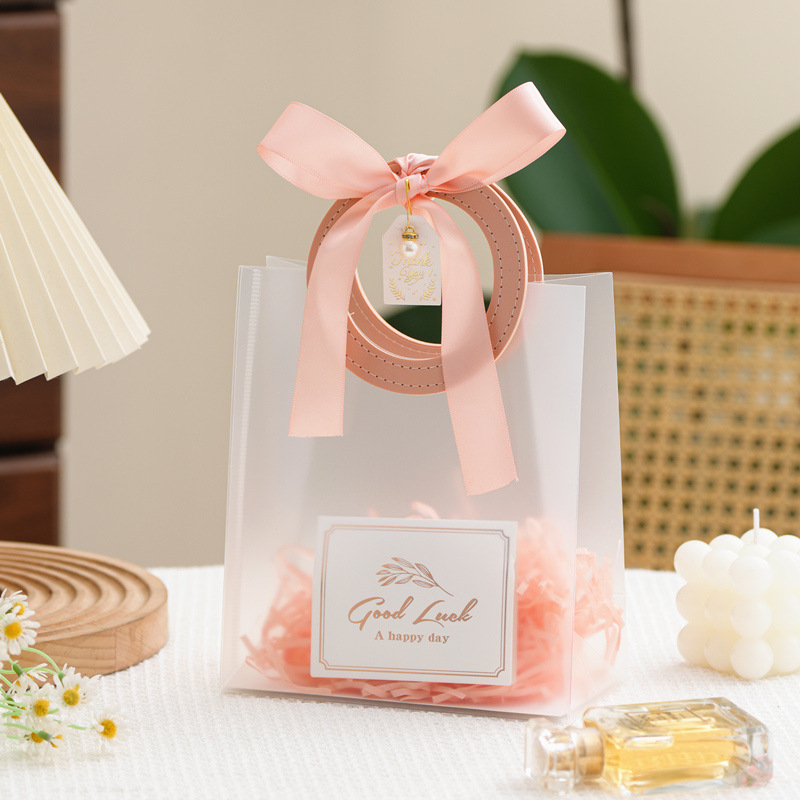 Bolsas de regalo, bolsas de mano, bolsas de regalo de mano, bolsas de regalo de cumpleaños, bolsas de regalo de día de San Valentín, bolsas pequeñas y transparentes