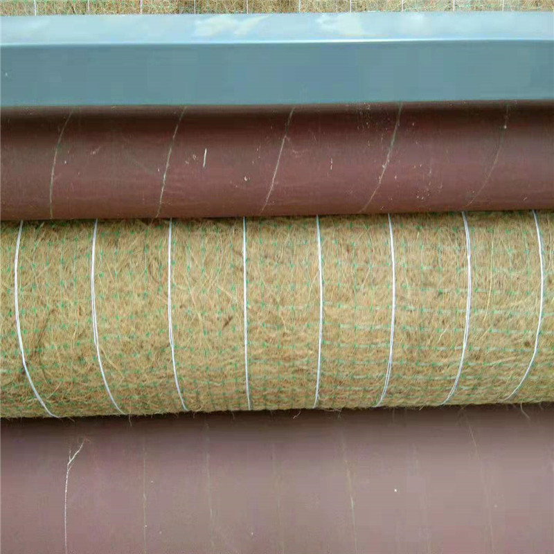 抗冲生态毯植物纤维毯植毯护坡保湿生态毯绿维毯秸秆草毯椰丝毯