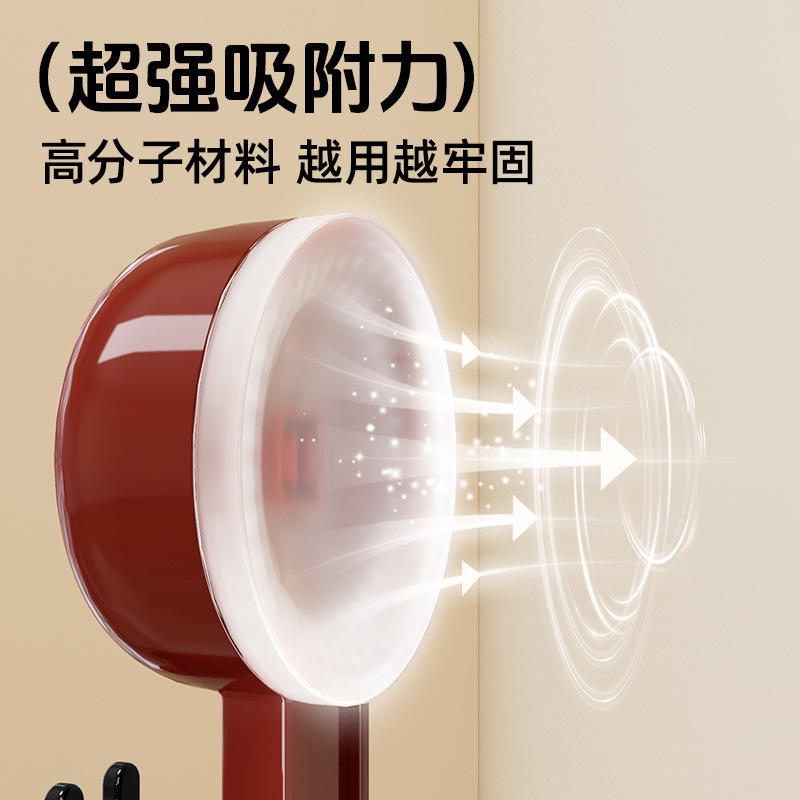 中古风大号吸盘挂钩家用门后免打孔多功能衣帽粘钩厨房收纳神器|undefined