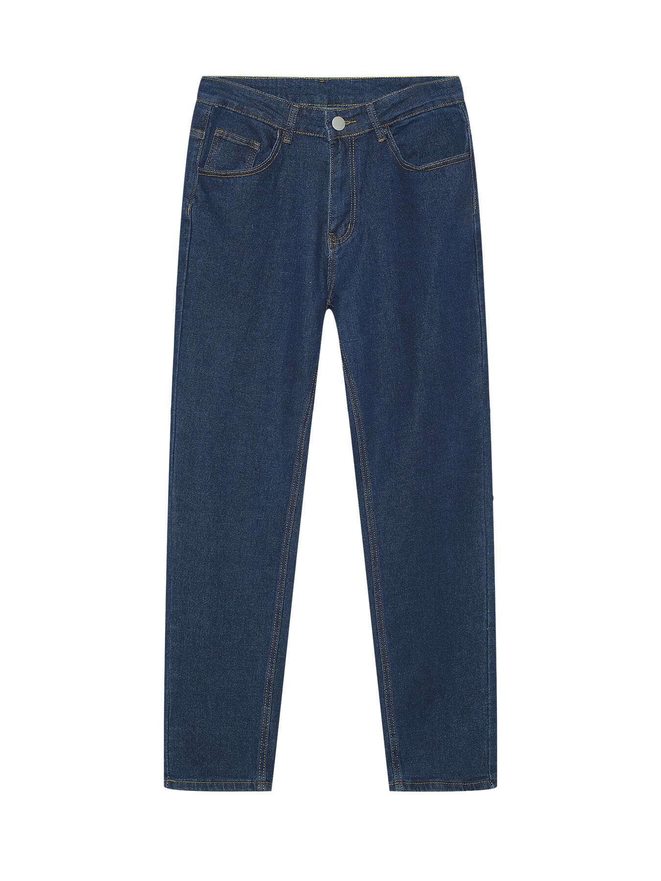 Jeans Ajustados para Hombre de Algodón con Bolsillos Múltiples para Uso Diario image 8