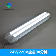 定制90分钟120分钟应急照明三防灯架24V220V应急电源三防支架