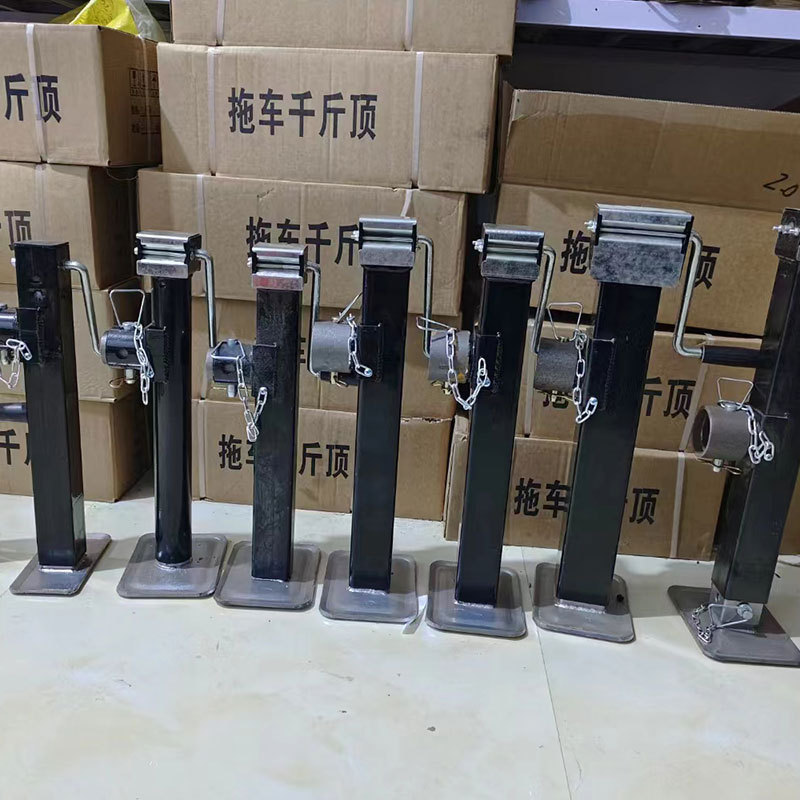 トレーラージャッキ重型角パイプ手揺ジャッキ支持架農機部品トレーラー脚400キロ1t|undefined