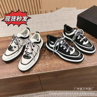 �߰汾С���LС��Ь�紺�¿�ڰ�ƴɫ������؈ЬŮ�r����Ƥ���eЬ