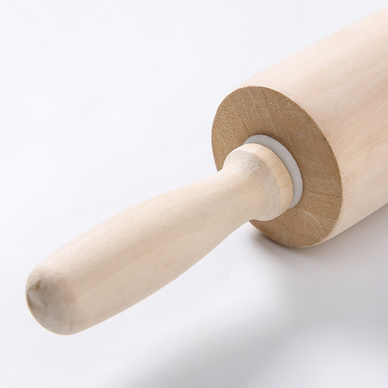 Madera sólida tamaño de madera de haya, barra de prensa, barra de prensa de piel, barra de panadería, herramientas de horneado domésticas, Amazon