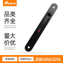 厂家跨境货 锌合金单面钩锁 铝合金窗钩锁 一字条锁铝门窗配件
