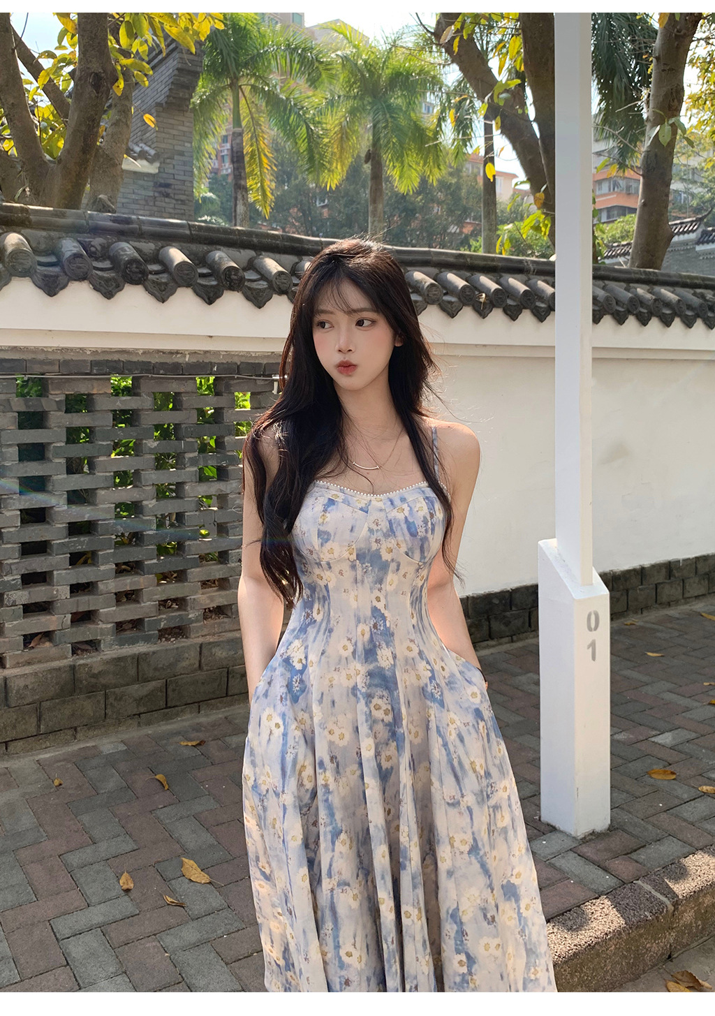 파란색